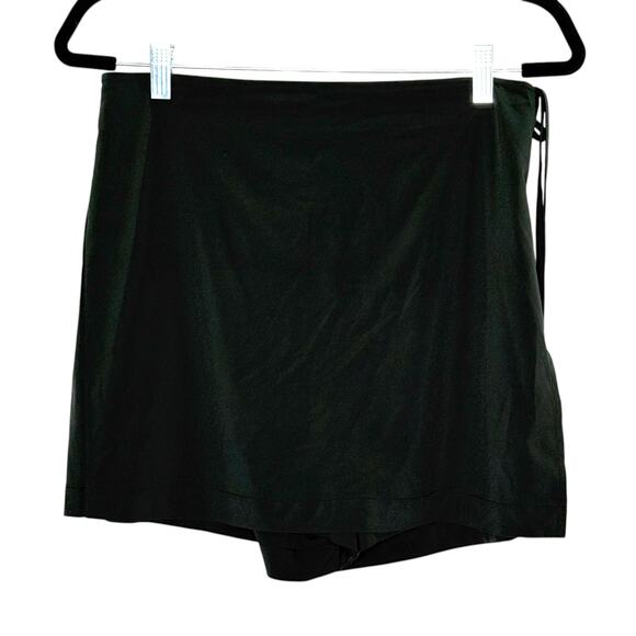 Girlfriend Collective XL Womens Black Weekend Wrap Skort Float Ultralight - Picture 2 of 9